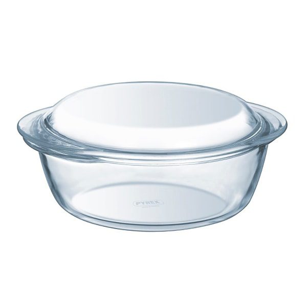 γάστρα πυράντοχη στρόγγυλη pyrex