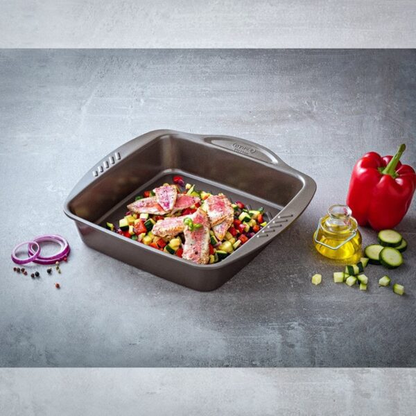 Ταψί Αντικολλητικό Τετράγωνο Asimetria Pyrex 24x24 Y5,5 - Image 3