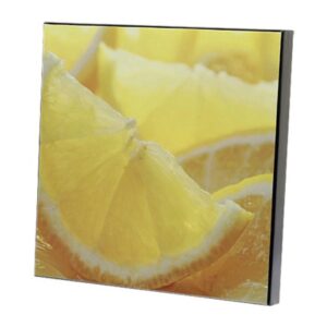 Ξύλινο Λακαριστό Κάδρο Κουζίνας Lemon.