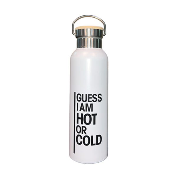 ΘΕΡΜΟΣ ΑΝΟΞΕΙΔΩΤΟ ΞΥΛΙΝΟ ΚΑΠΑΚΙ GUESS 500ML