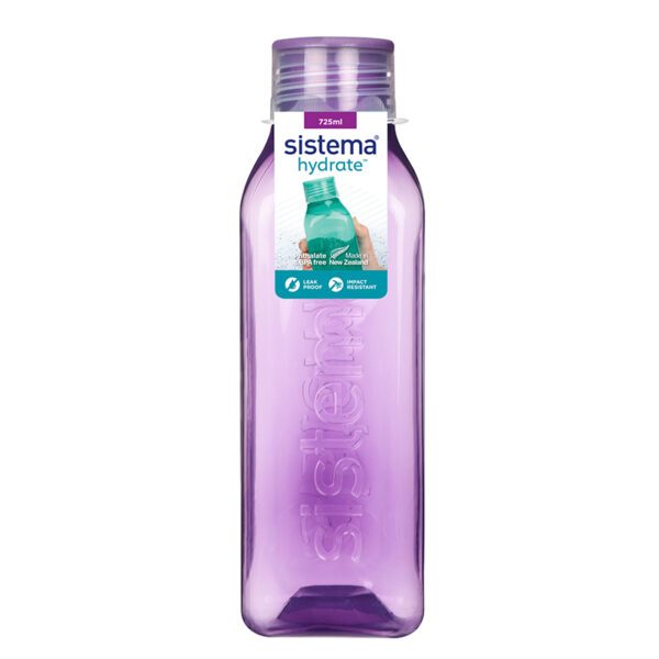 sistema hydrate bottle purple