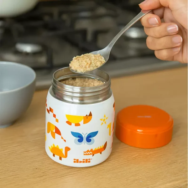 Παιδικός Θερμός Φαγητού Ibili Animals 500ml | Ανοξείδωτος & BPA-Free - Image 2