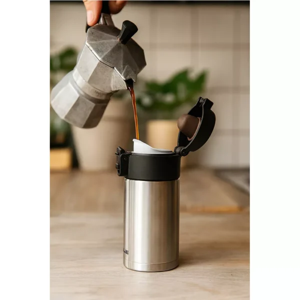 Mini Θερμός Καφέ Ibili Trip 180ml | Για Espresso & Cappuccino (Ανοξείδωτος) - Image 3